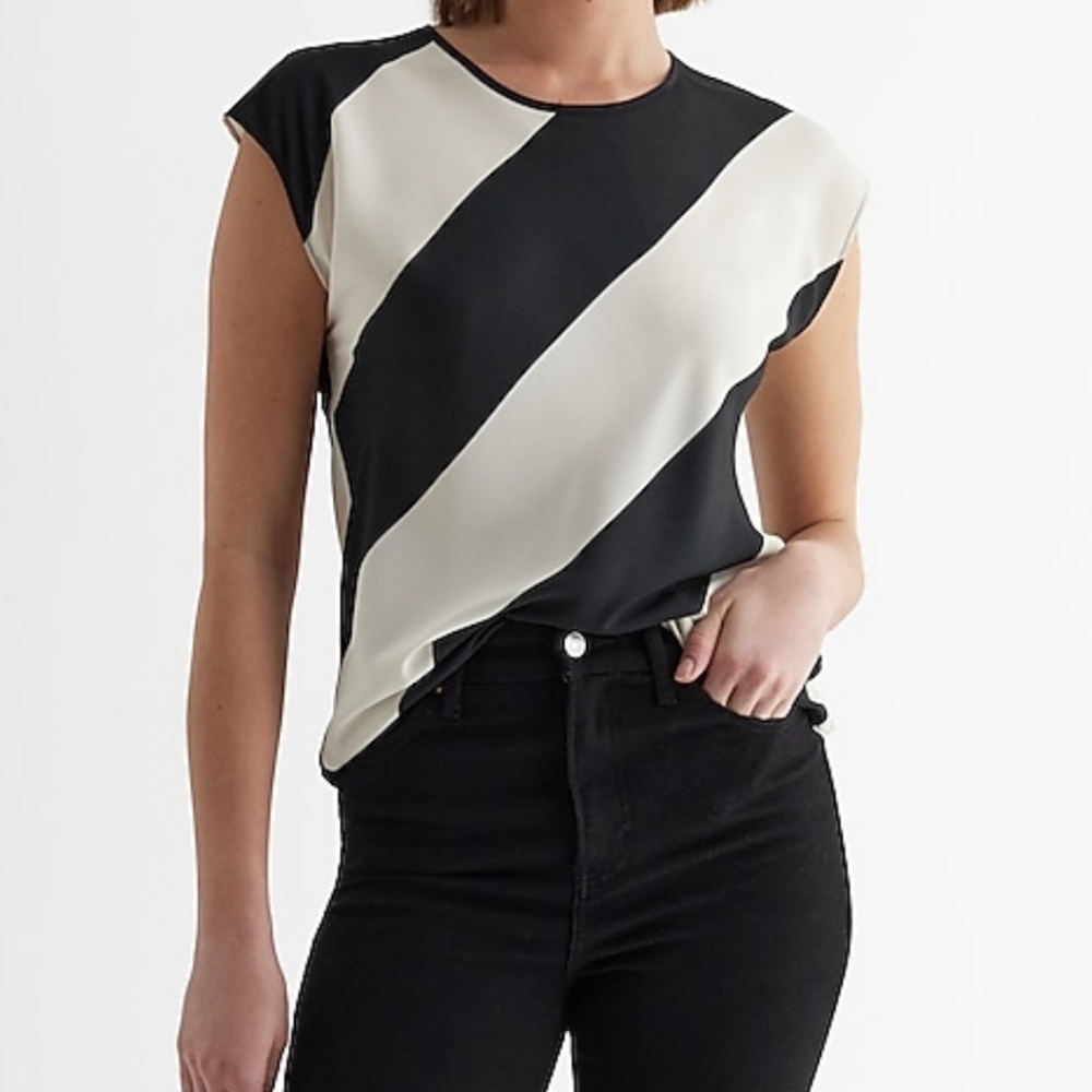 Stripped Crew Neck Gramercy Tee